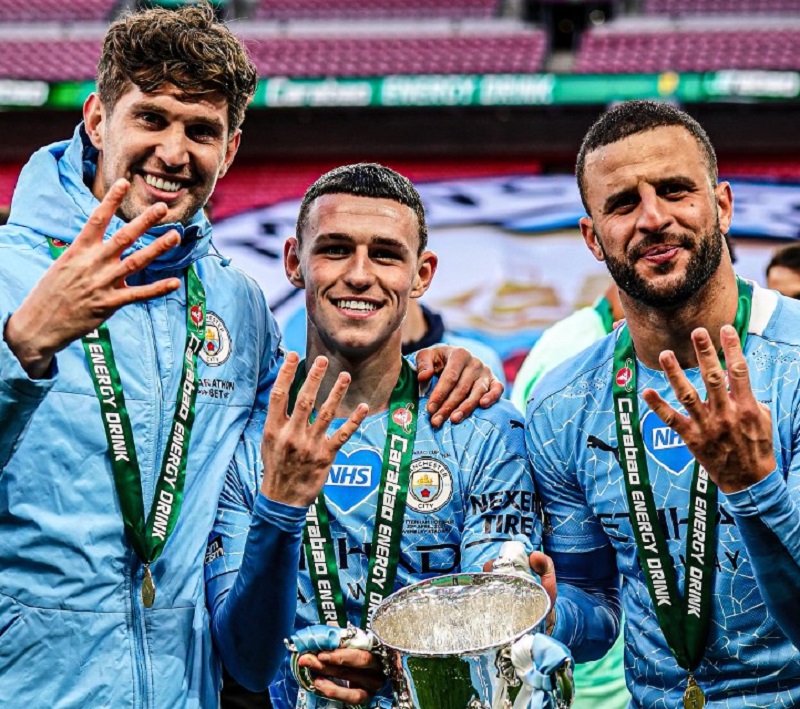 Kyle Walker, John Stones và Phil Foden sẵn sàng cho trận mở màn Premier League