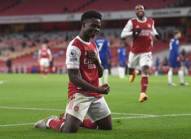 Bukayo Saka - tài năng trẻ sáng giá nhất của bóng đá Anh