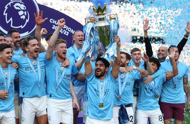 Man City khép lại mùa giải 2022/23 với chiếc cup vô địch