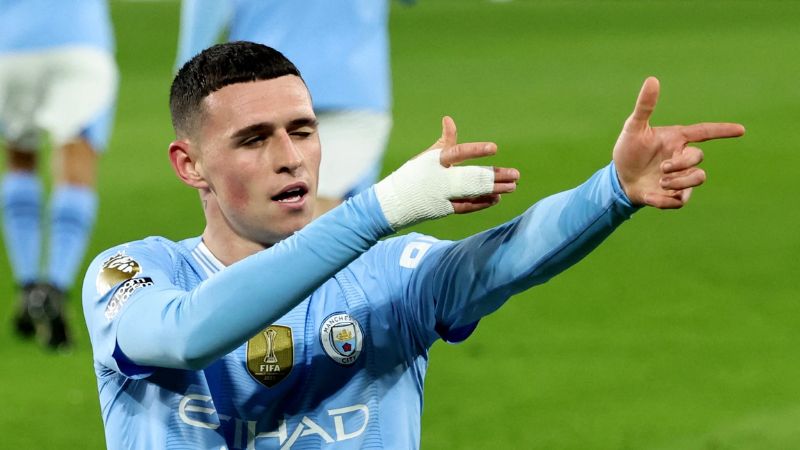 Foden kiến tạo hàng loạt bàn thắng quyết định cho chiến thắng của Man City 