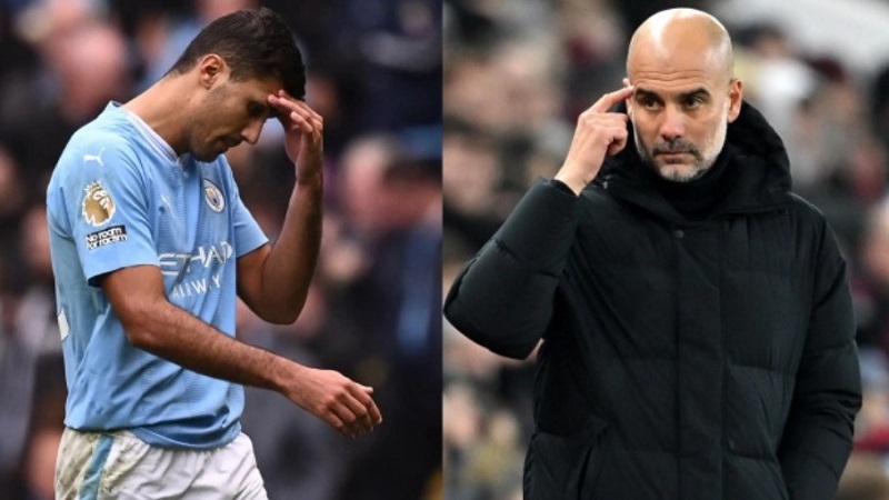 Sự vắng mặt của Rodri là thách thức lớn của Man City