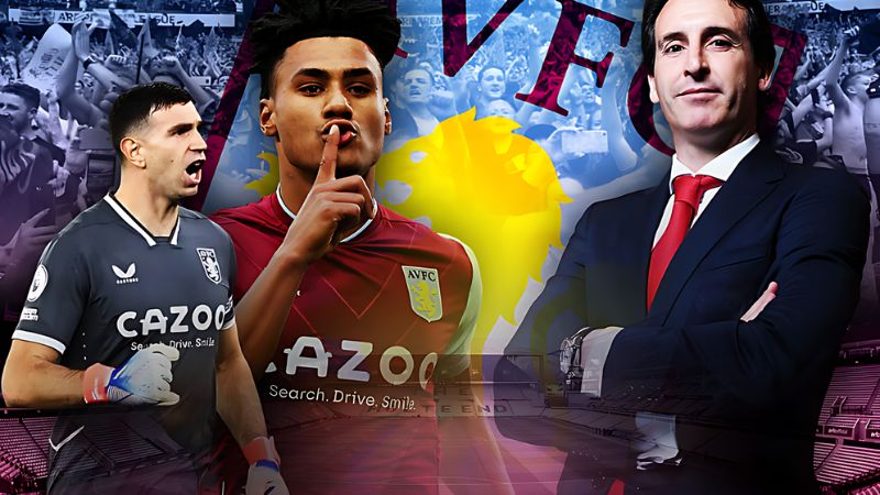 Emery đảm nhận tốt vai trò HLV trưởng cho Aston Villa tại Ngoại hạng Anh