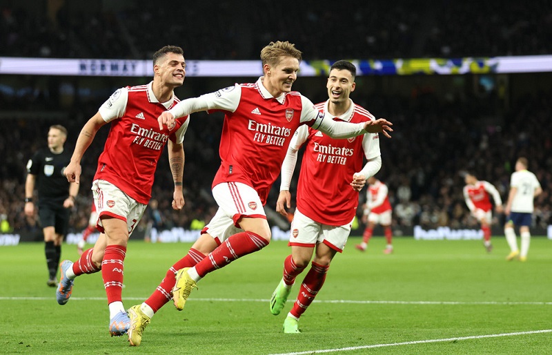 Arsenal ấn định tỷ số 2-0 trước Tottenham vào mùa giải 2022/23