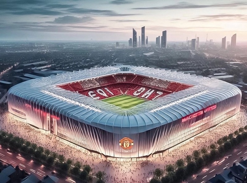 Những hình ảnh đầu tiên của New Trafford